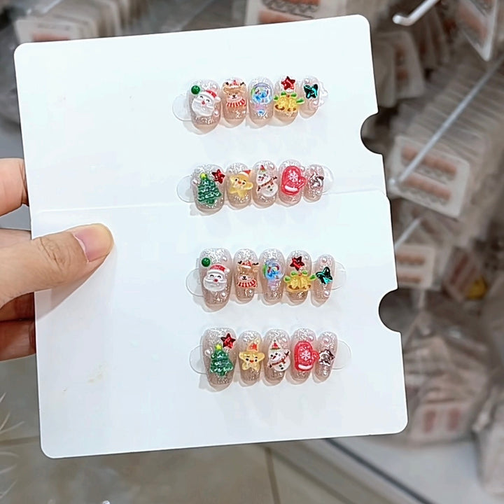 Holiday-Themed Press-On Nail Art Collection Kalsten