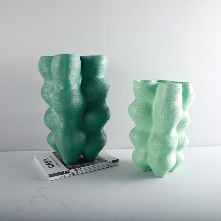 Artistic Textured Ceramic Vase