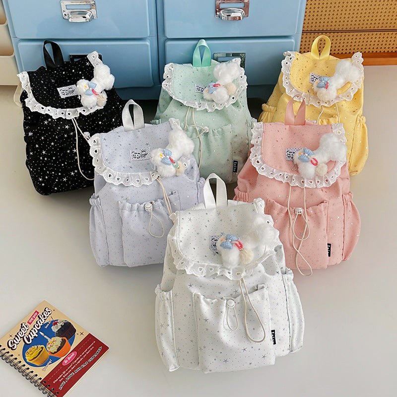 Charming Star-Patterned Backpack Kalsten