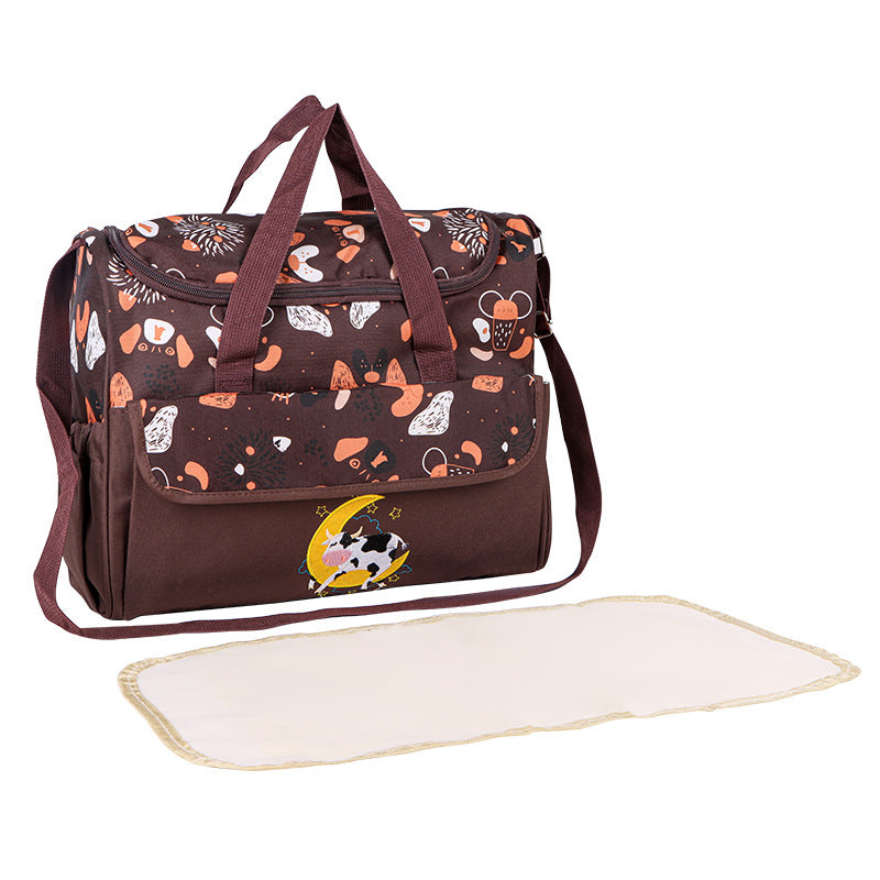 Multifunctional diaper bag with integrated changing mat Kalsten