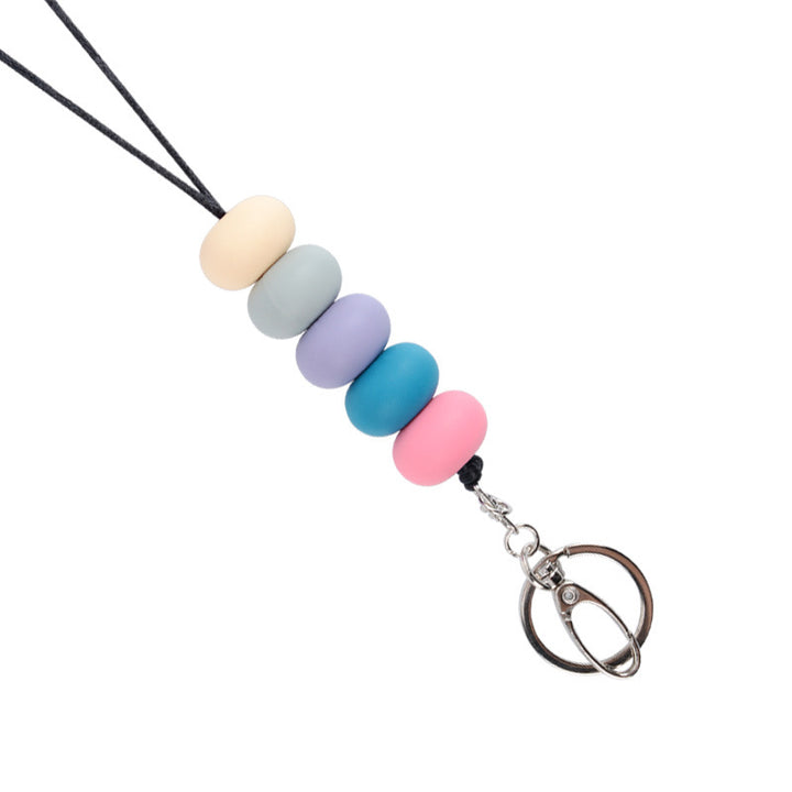 Colorful Beaded Keychain Holder Kalsten