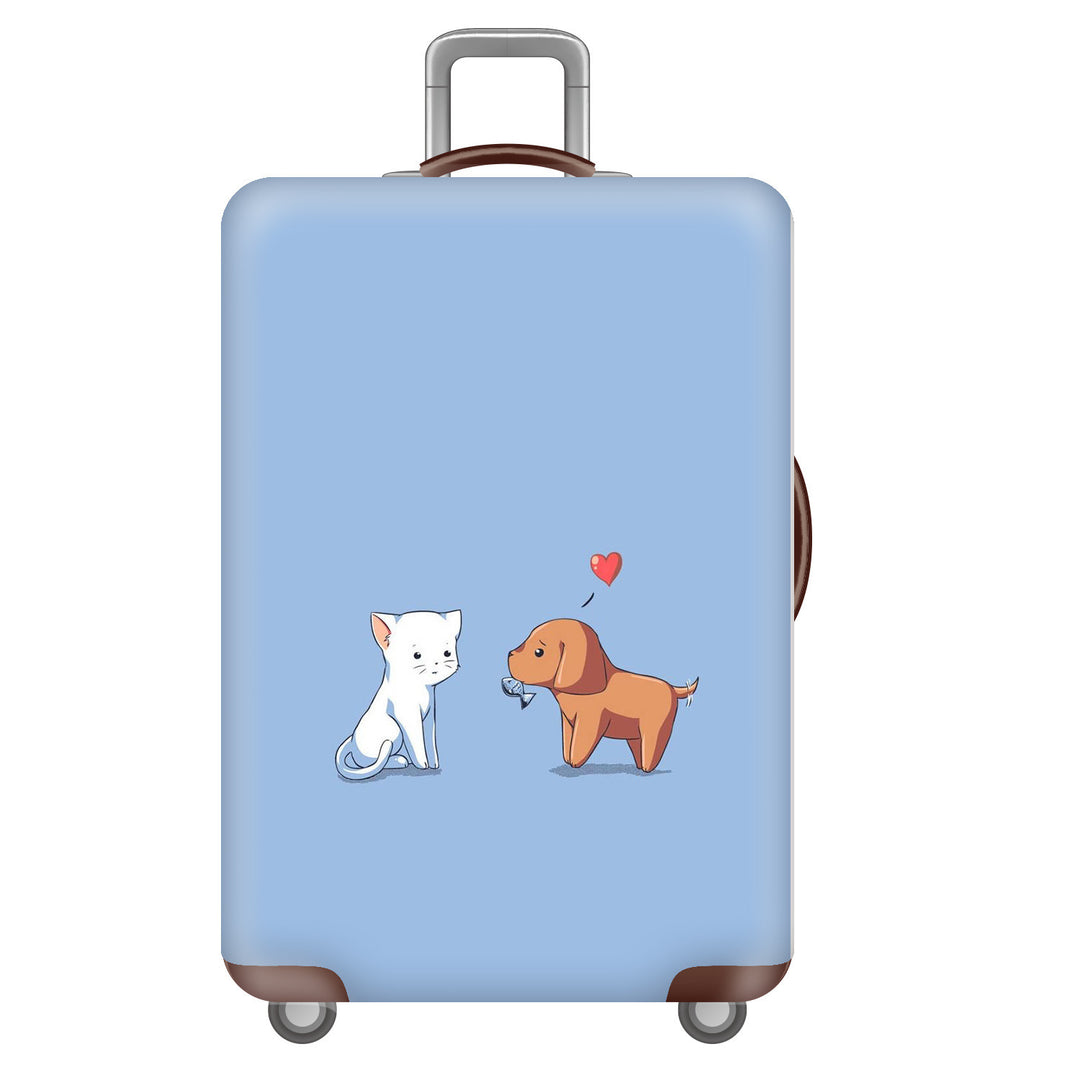 Unisex Hard-shell Suitcase with Impressive Futuristic City Design Kalsten