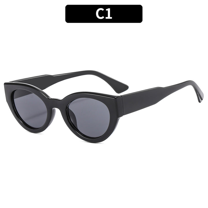 Cat-Eye Sunglasses with Stylish Elegant Frame