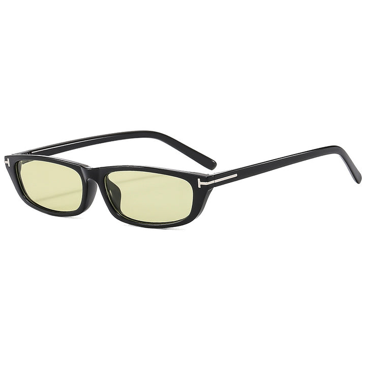 Vintage-Inspired Rectangular Sunglasses