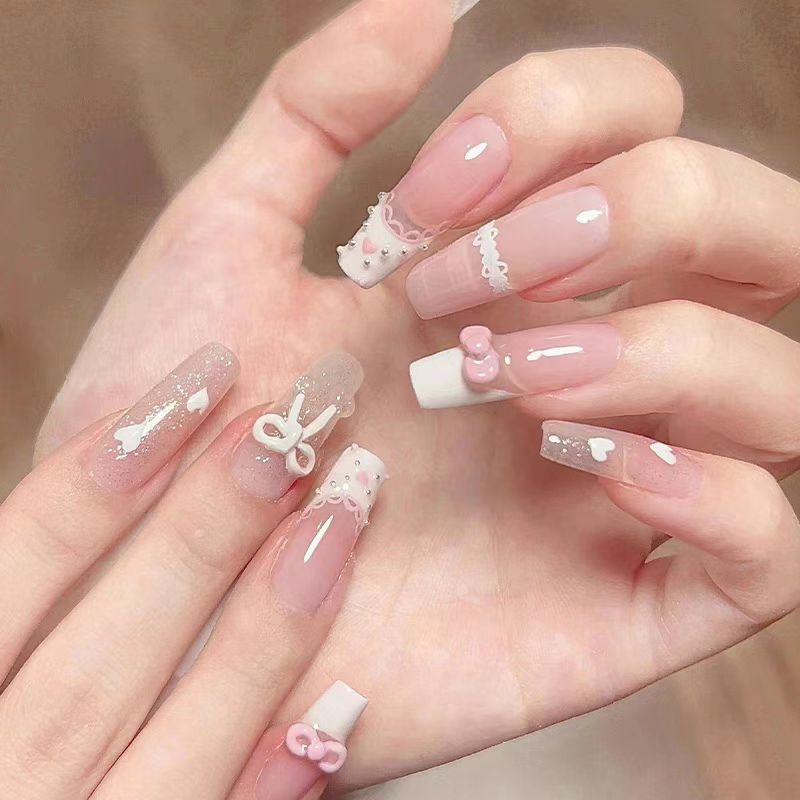 3D Decorative Press-On Nail Set Kalsten