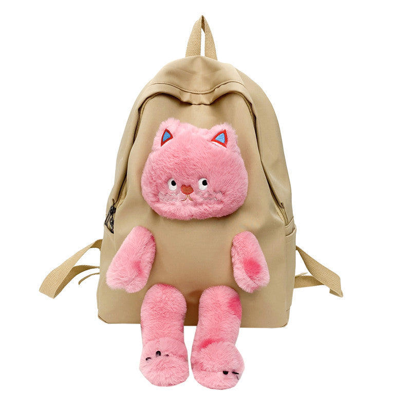 Plush Cartoon Animal Backpack