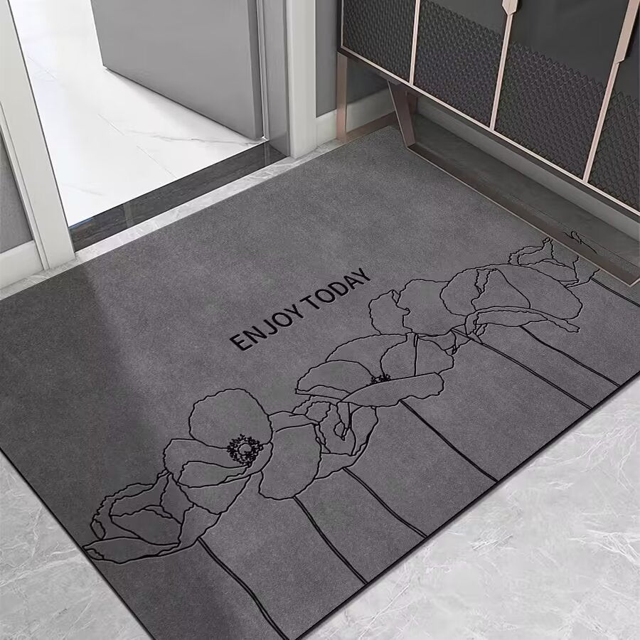 Decorative Motivational Area Rug Kalsten