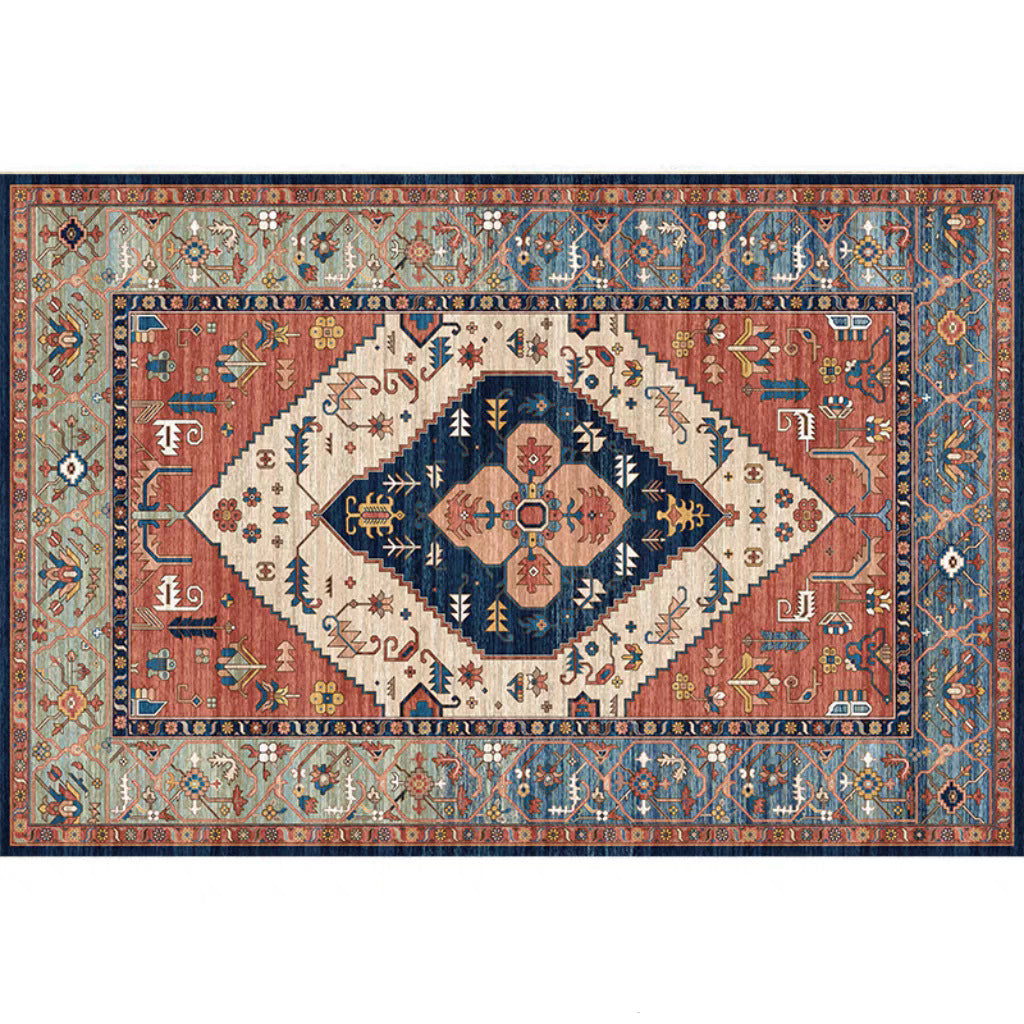 Ornate Persian Style Area Rug Kalsten