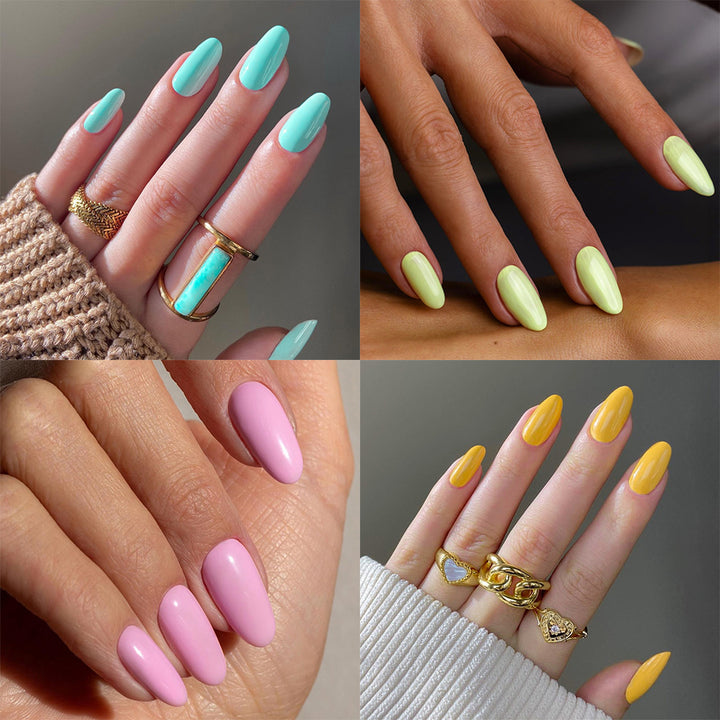 Elegant artificial nails with glossy surface Kalsten