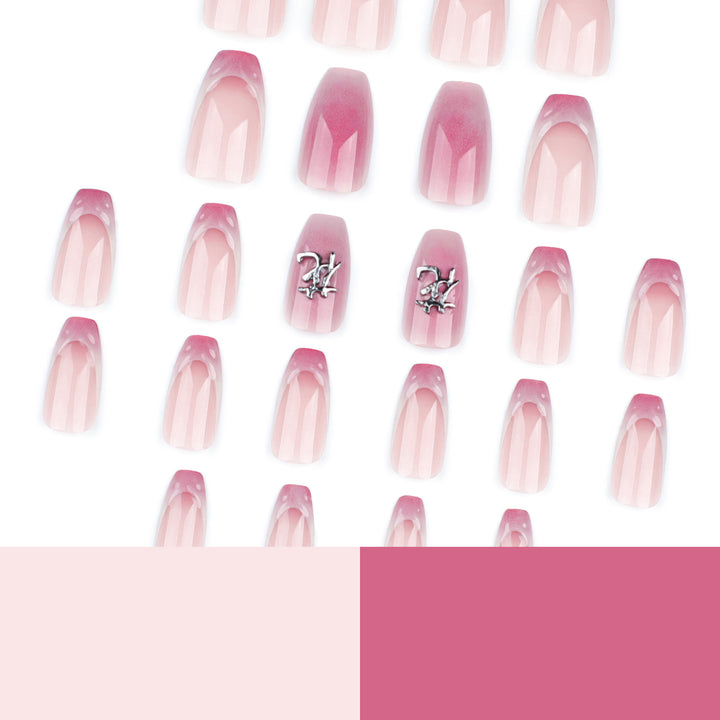 Artful stiletto nails with floral accents and 3D details Kalsten