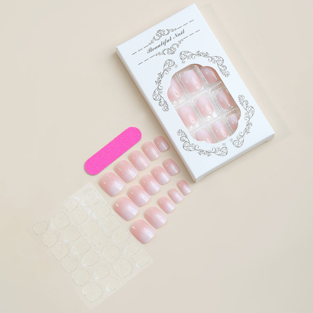 Artificial nail set with elegant natural finish Kalsten