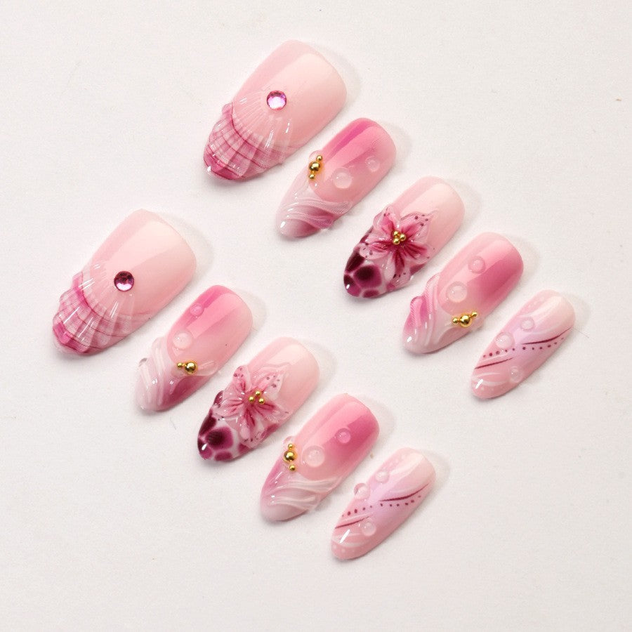 Artistic Stiletto Nail Design Kalsten