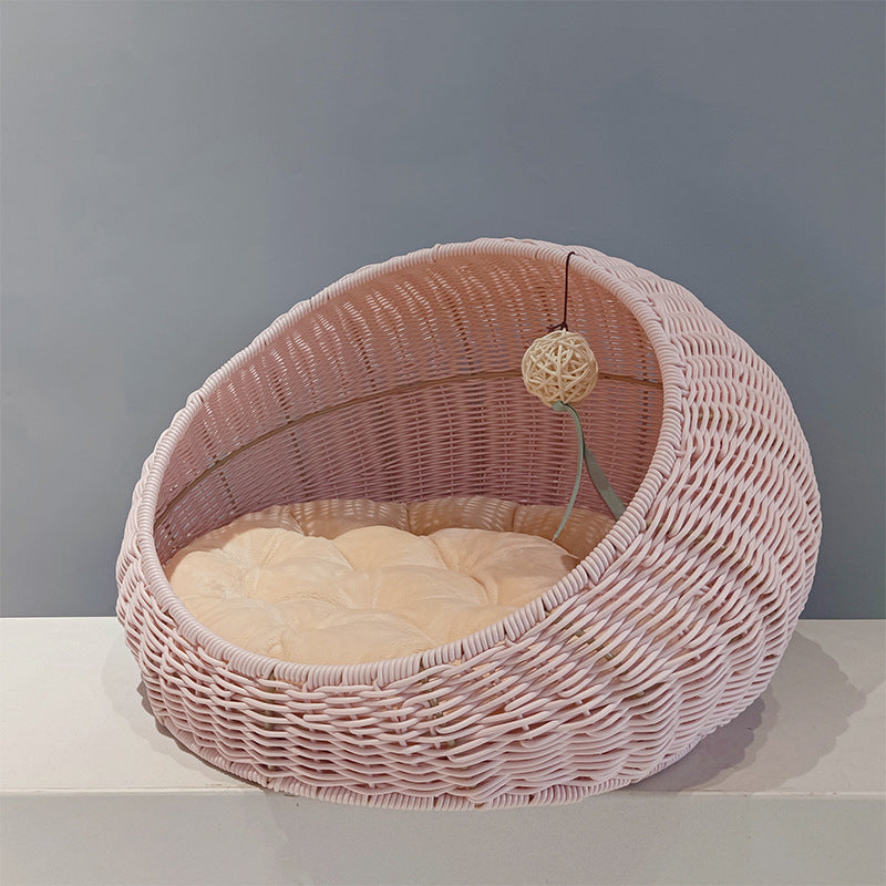 Cozy floor cushion in round design Kalsten