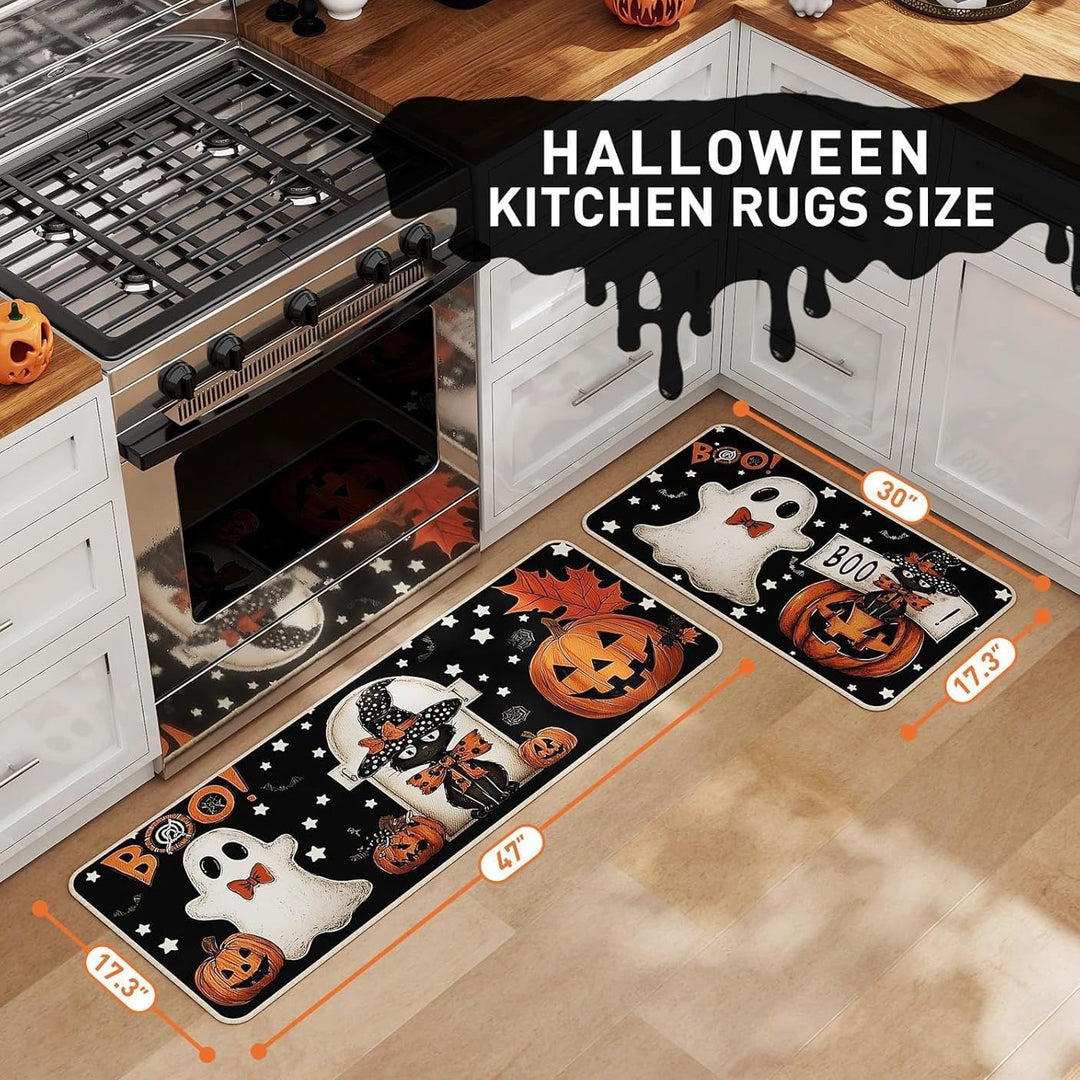 Halloween Themed Kitchen Mat for Home