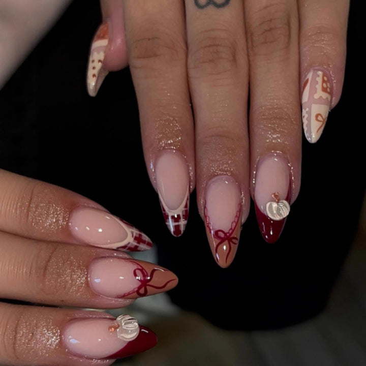 Artistic Themed Press-On Nail Art Kalsten