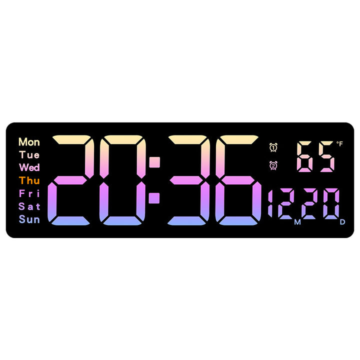 Funk alarm clock with large LED display and temperature display Kalsten