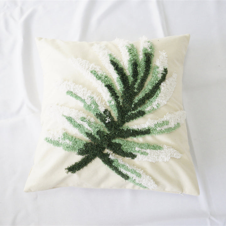 Decorative Leaves Pattern Cushion