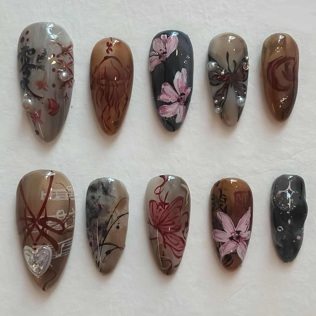 Thematic Artisan Press-On Nail Set Kalsten