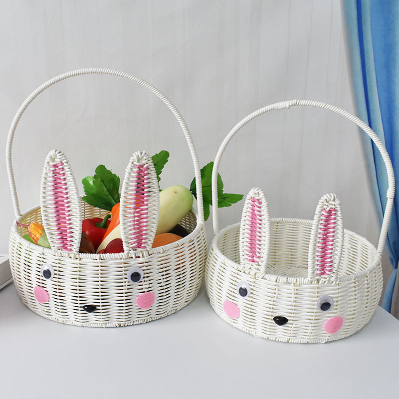 Bunny-Shaped Decorative Storage Basket Kalsten