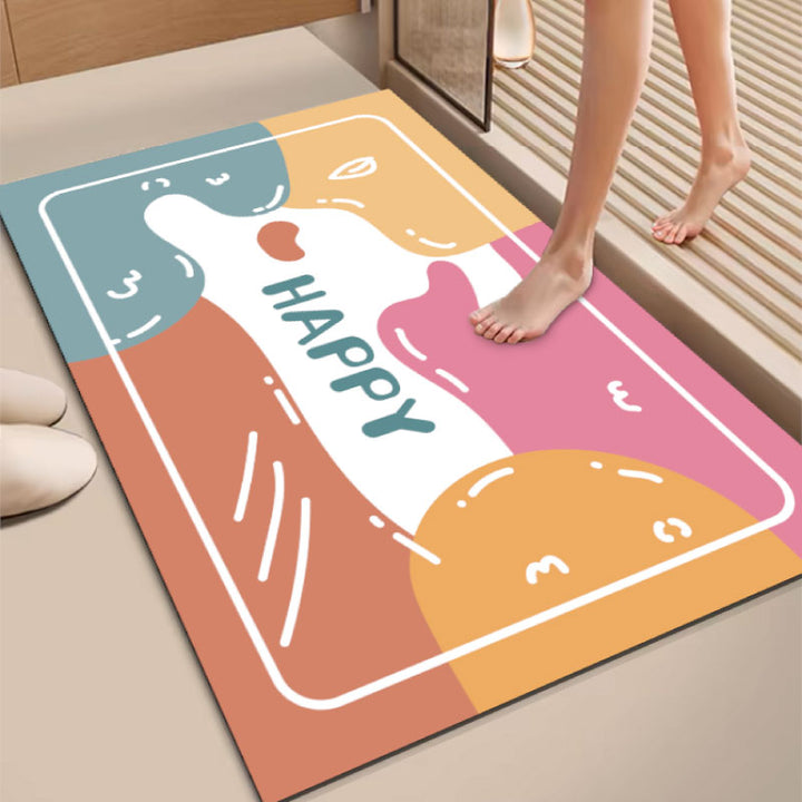 Absorbent Bathroom Mat Kalsten