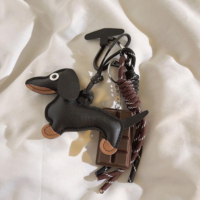 Dog-Shaped Charm Keychain Kalsten