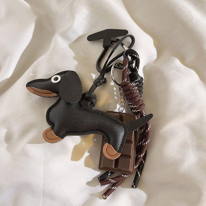 Dog-Shaped Charm Keychain Kalsten