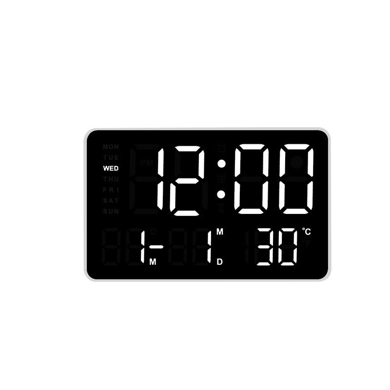 Digital Wall Clock with Temperature and Date Display Kalsten