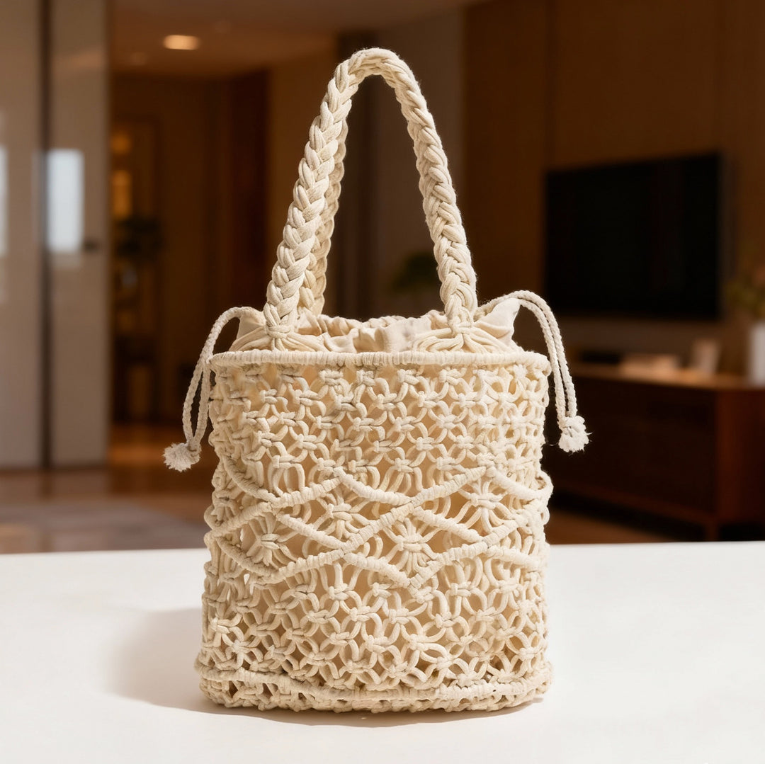 Handmade Macrame Tote Bag Kalsten