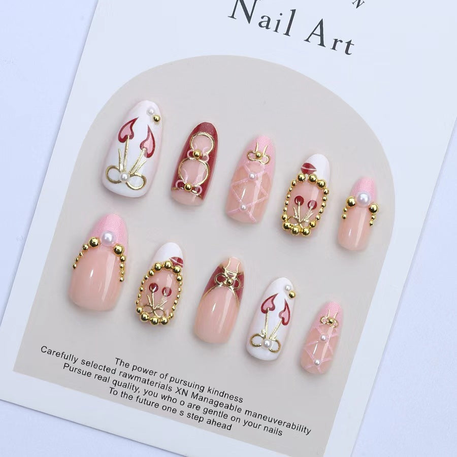 Elegant Decorative Press-On Nails Kalsten
