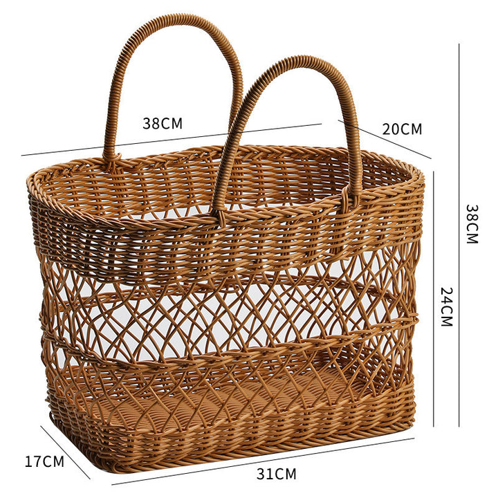 Handwoven Market Basket Kalsten