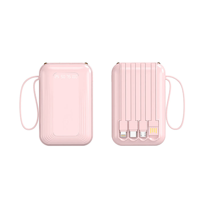 Multifunctional Power Bank with Integrated Cable System Kalsten