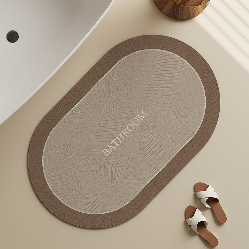 Elegant Floral Bath Mat Kalsten