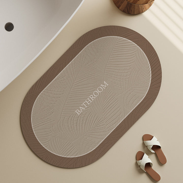 Elegant Floral Bath Mat Kalsten