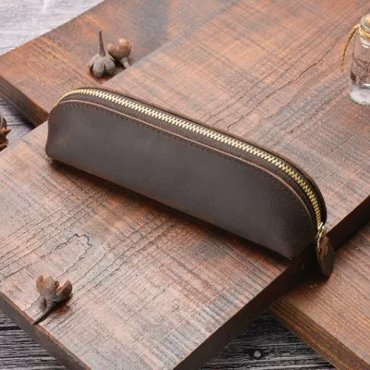 Stylish Leather Pencil Case Kalsten