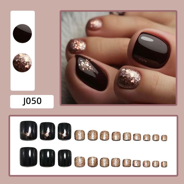 Artificial Nail Set with Glitter Accents Kalsten