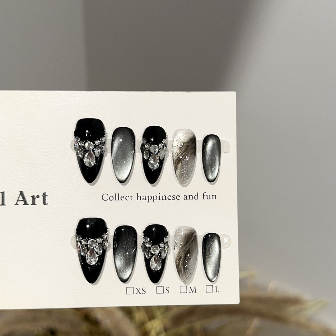 Artistic Glamorous Press-On Nail Set