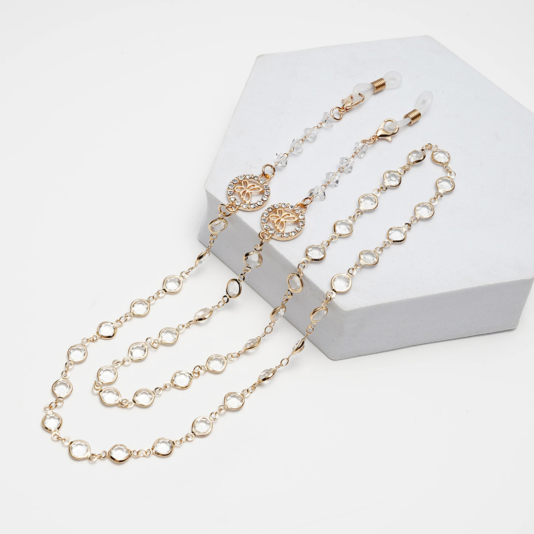 Premium Pearl-Embellished Eyewear Chain kalsten