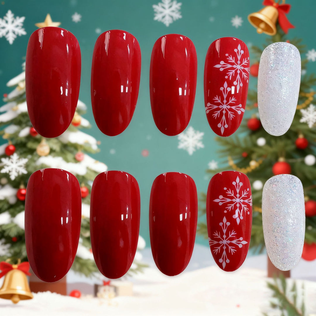 Elegant Decorative Christmas Nail Art Kalsten