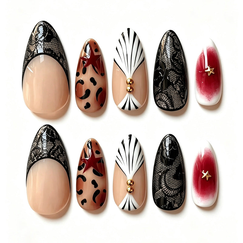 Artful Nail Tips with Glamorous Design Kalsten