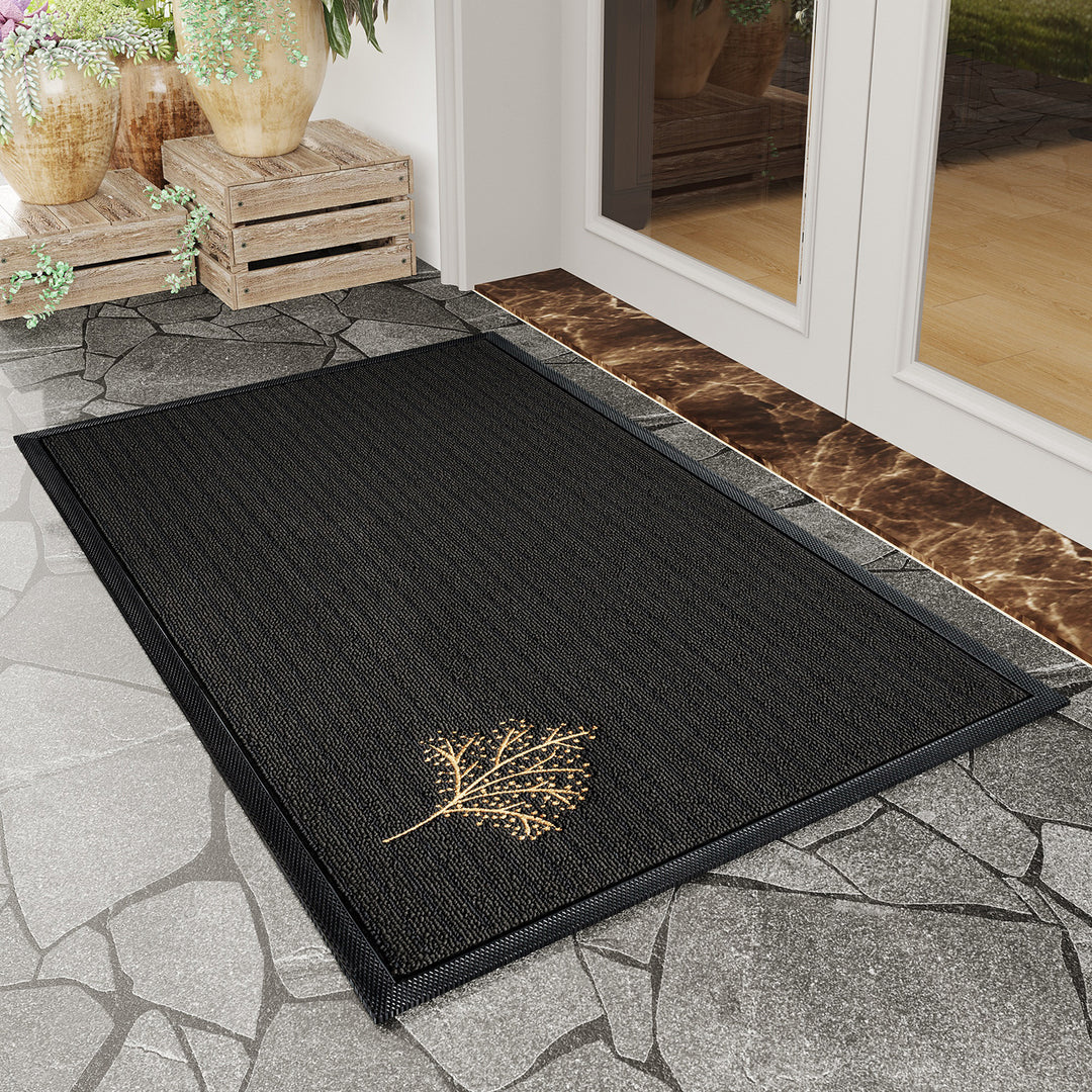 Elegant Textured Welcome Mat