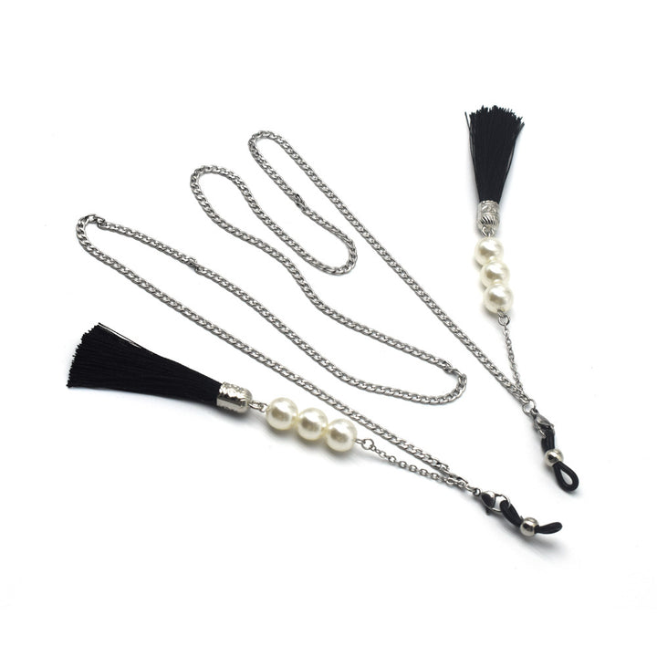 Elegant Tassel Pearl Eyewear Holder Kalsten