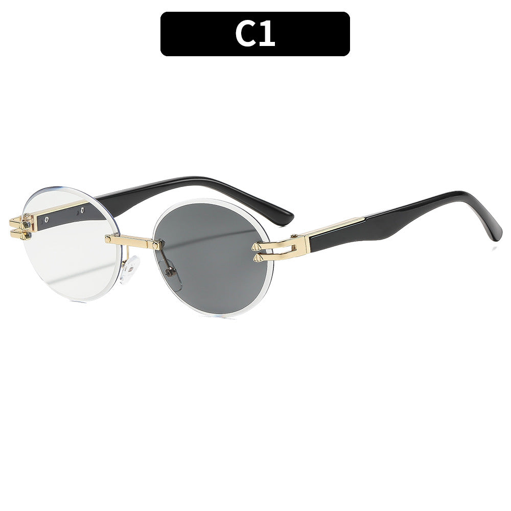 Deluxe Round Frame Sunglasses