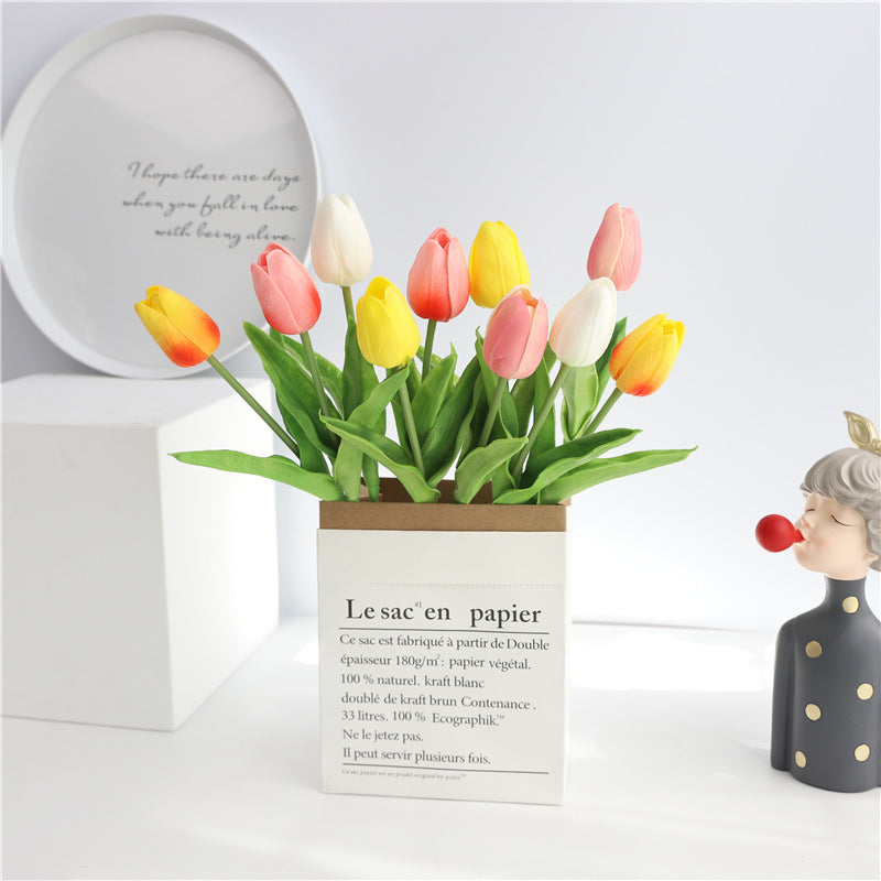 Artificial Decorative Tulip Bouquet