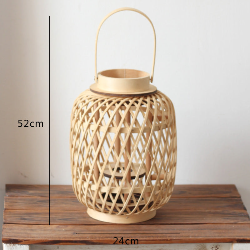 Handmade Rattan Lantern Kalsten