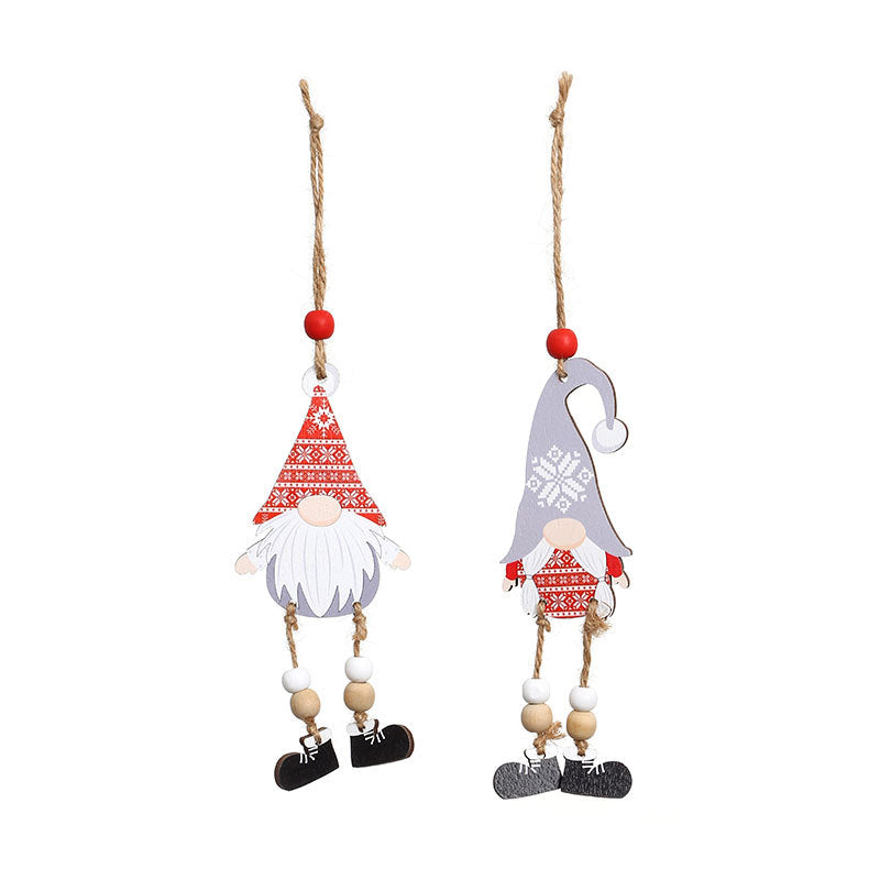 Decorative Wooden Gnome Ornament Kalsten