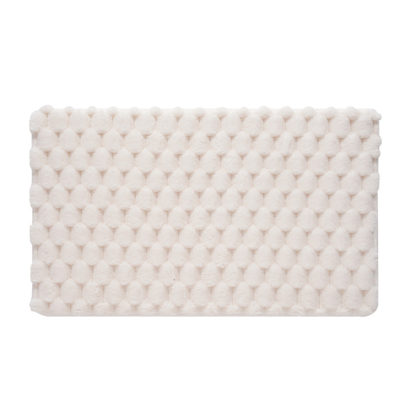 Honeycomb Pattern Bath Mat