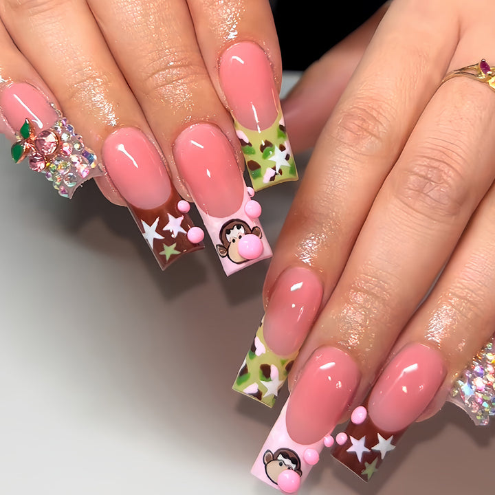 Artistic Cartoon-Themed Press-On Nails Kalsten