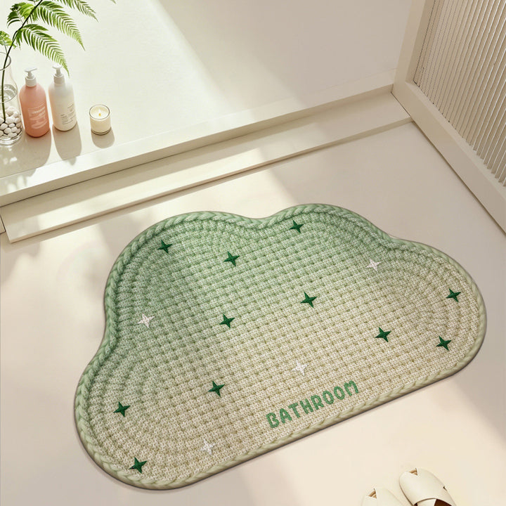 Heart-Patterned Bathroom Mat Kalsten