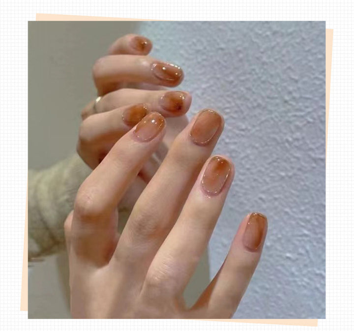 Elegant Nail Art with Gloss Finish Kalsten