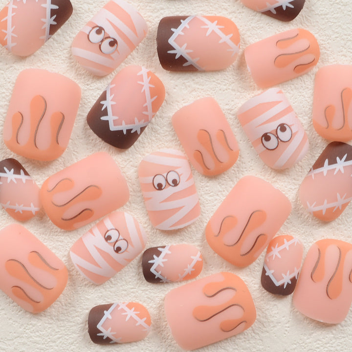 Artificial nail set with creative Halloween design Kalsten